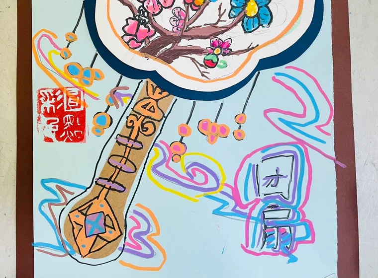 学生作品 · 团扇 · 已授权